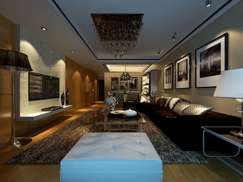 90㎡現代簡約一居裝修案例